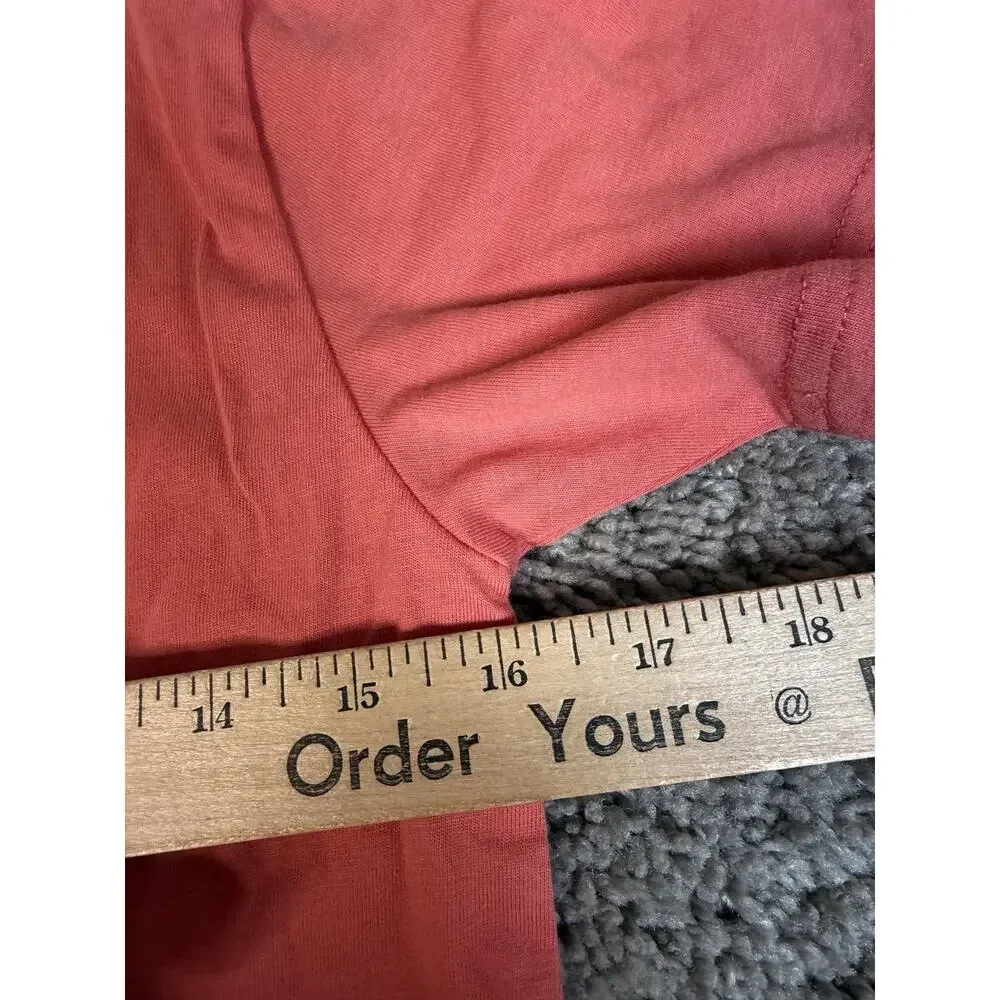 Tommy Hilfiger Shirt Boys Small Pink Short Sleeve Crewneck Tagless Cotton Logo